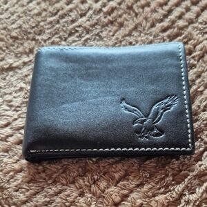 American Eagle Outfitters Dark Brown Leather Wallet